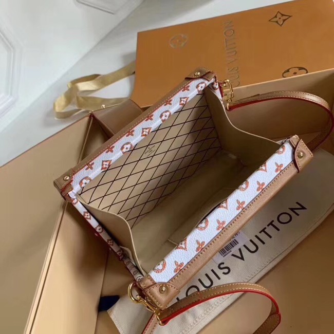 Louis Vuitton PETITE MALLE MM M53134 white