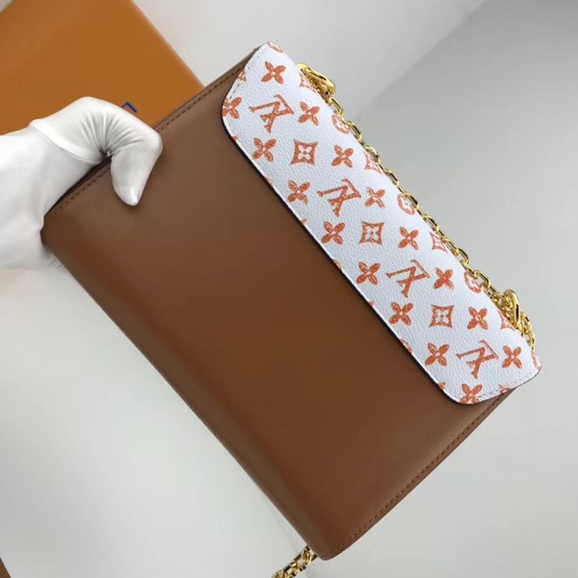 Louis Vuitton TWIST MM M44408 white&brown