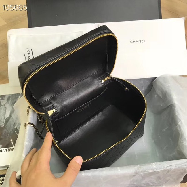 Chanel vanity case A57343 black