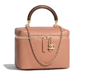 Chanel vanity case A57343 pink