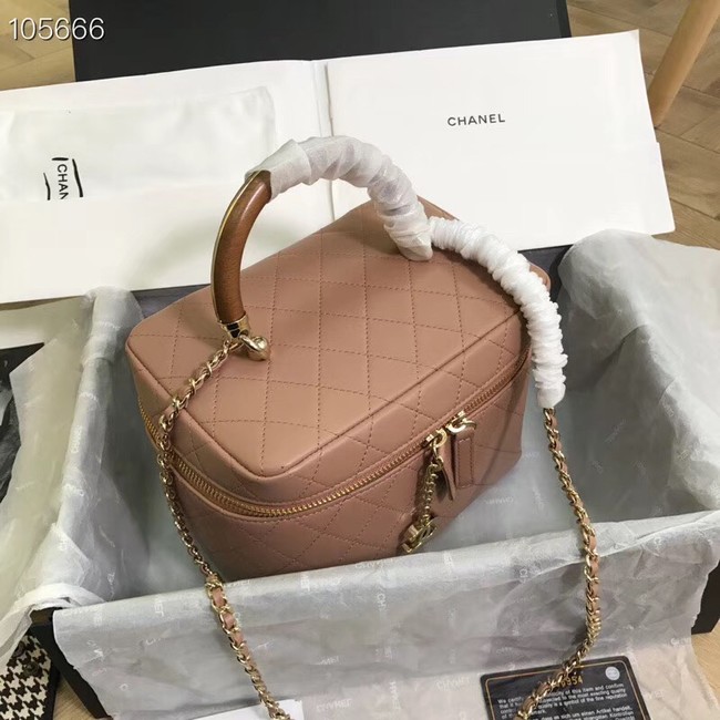 Chanel vanity case A57343 pink