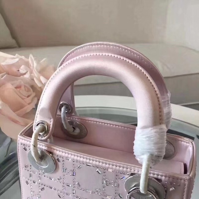 MINI LADY DIOR-TAS VAN SATIJN M0500PRTC pink