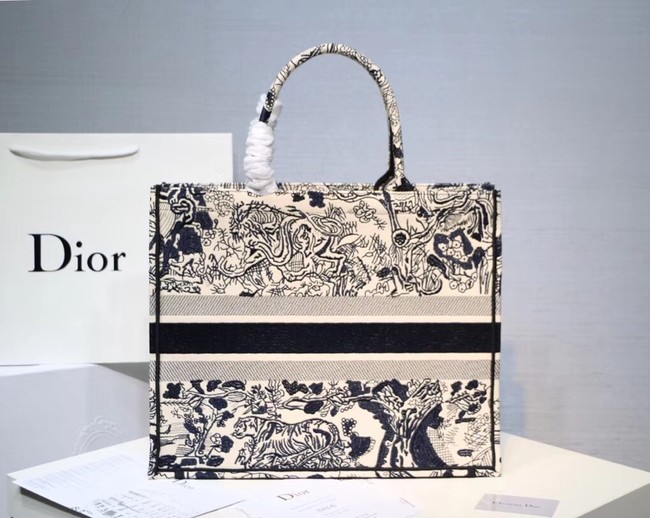 DIOR BOOK TOTE BAG TOILE DE JOUY M1286ZT