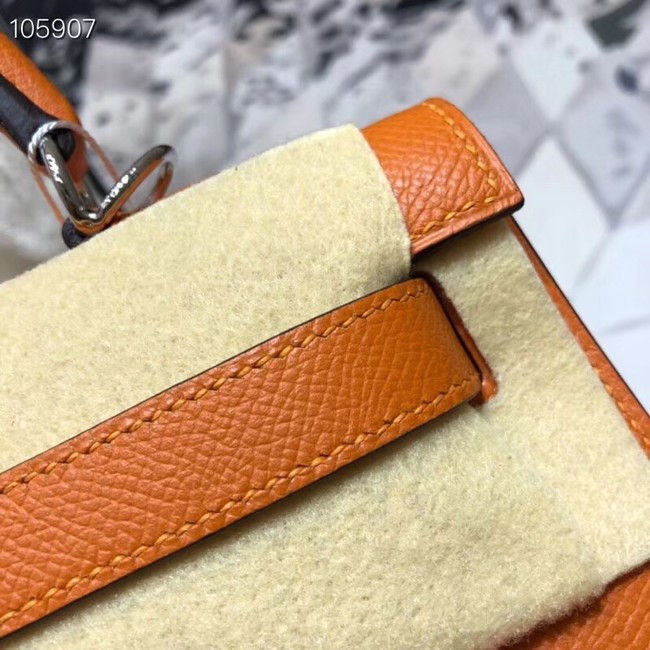 Hermes original Kelly Epsom Leather KL32 orange