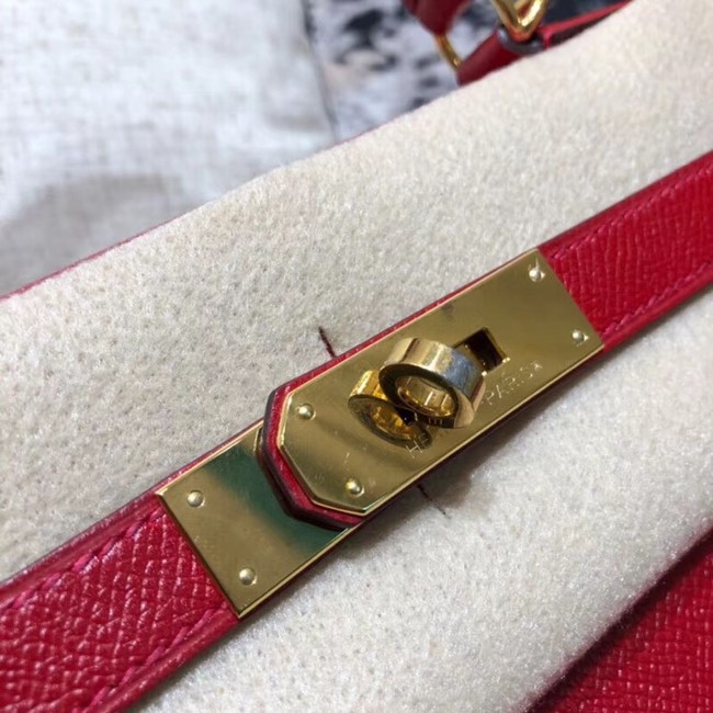 Hermes original Kelly Epsom Leather KL32 red