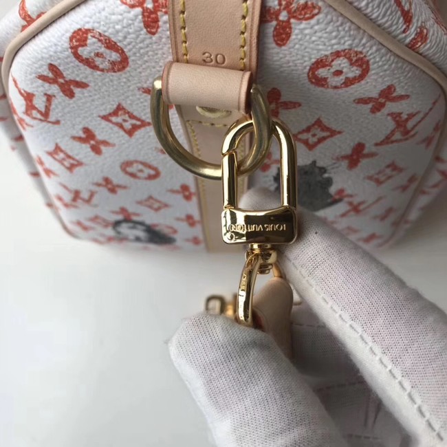 Louis Vuitton SPEEDY 30 BANDOULIERE M44401 white