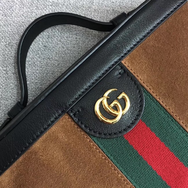 Gucci Ophidia small shoulder bag 550622 brown suede
