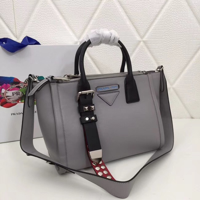 Prada Concept Leather handbag 1BA175 grey