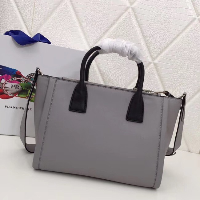 Prada Concept Leather handbag 1BA175 grey