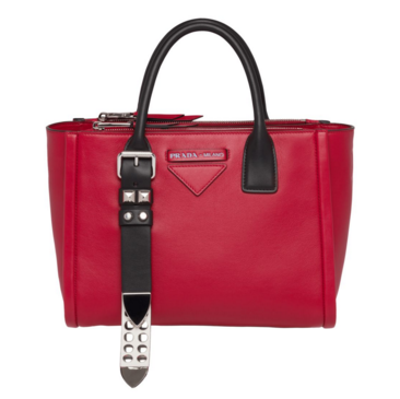 Prada Concept Leather handbag 1BA175 red