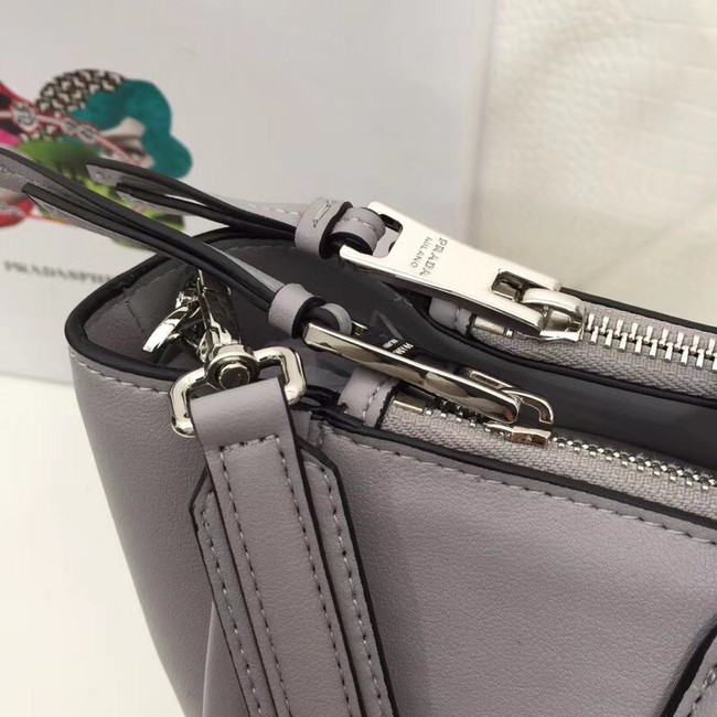 Prada Concept Leather handbag 1BA183 grey