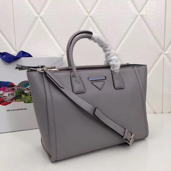 Prada Concept Leather handbag 1BA183 grey