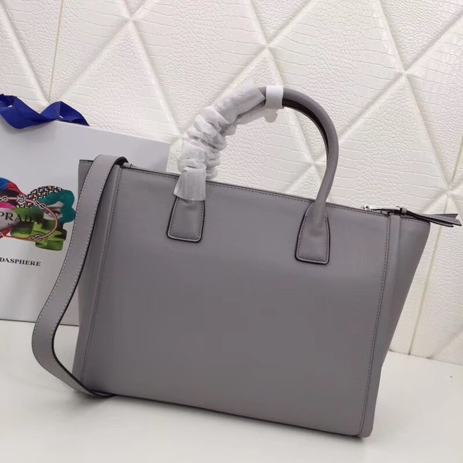 Prada Concept Leather handbag 1BA183 grey