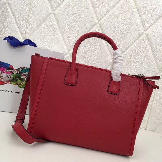 Prada Concept Leather handbag 1BA183 red