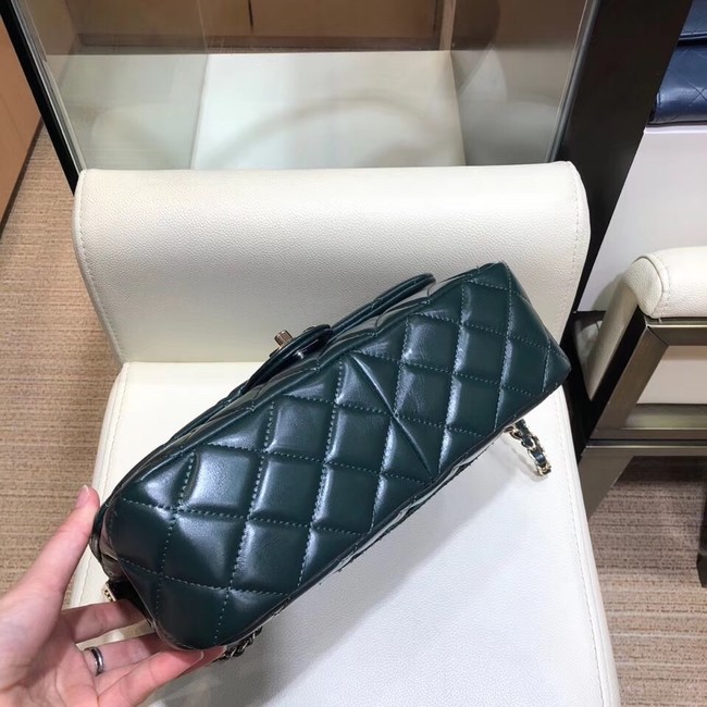 Chanel Calfskin & Gold-Tone Metal A95109 green