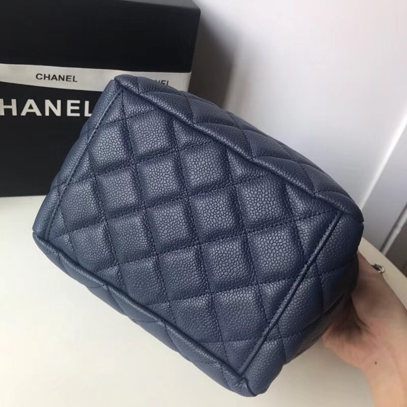 Chanel drawstring bag A91273 Blue