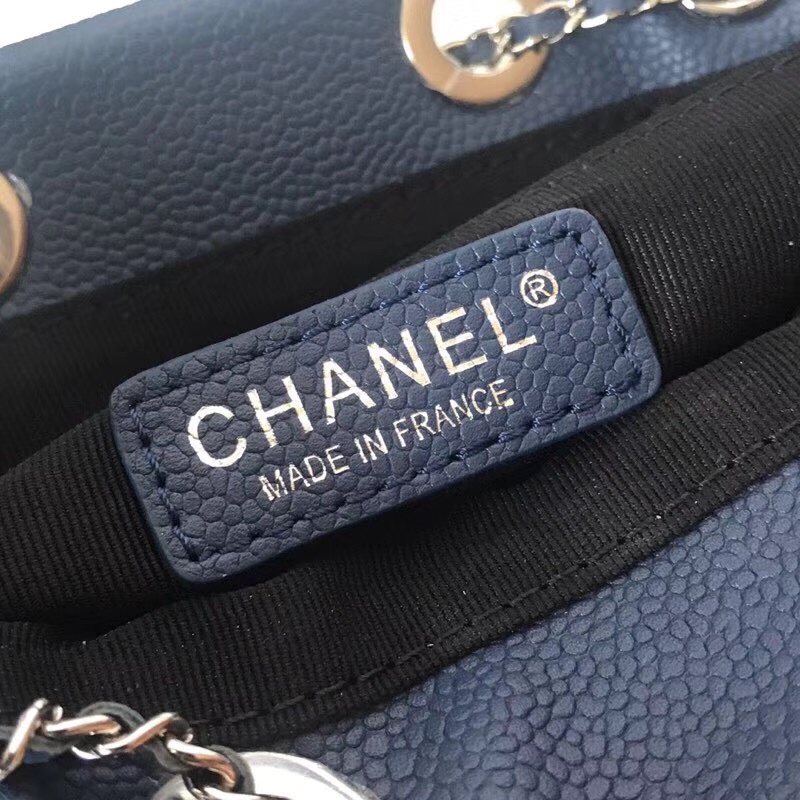 Chanel drawstring bag A91273 Blue