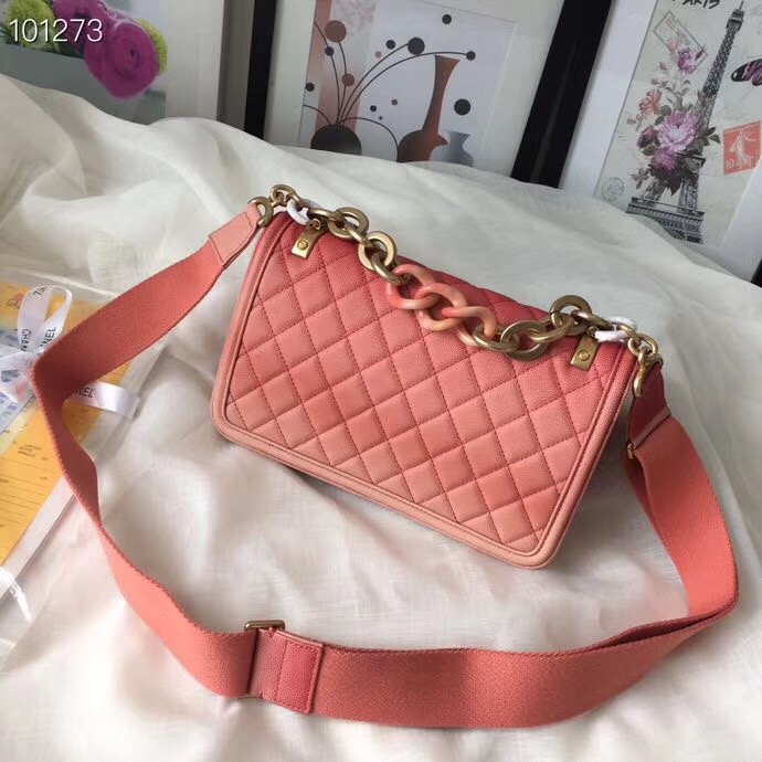 Chanel flap bag AS0062 Coral