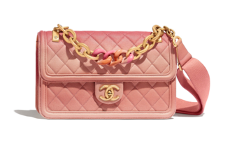 Chanel flap bag AS0062 Coral