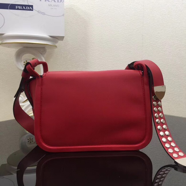 Prada Concept calf leather bag 1BD123 red