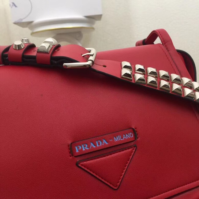 Prada Concept calf leather bag 1BD123 red