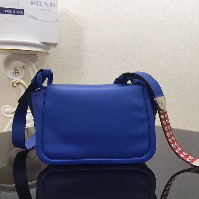 Prada Concept calf leather bag 1BD123 blue