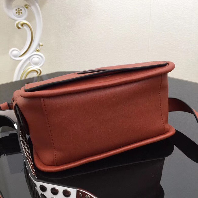 Prada Concept calf leather bag 1BD123 brown