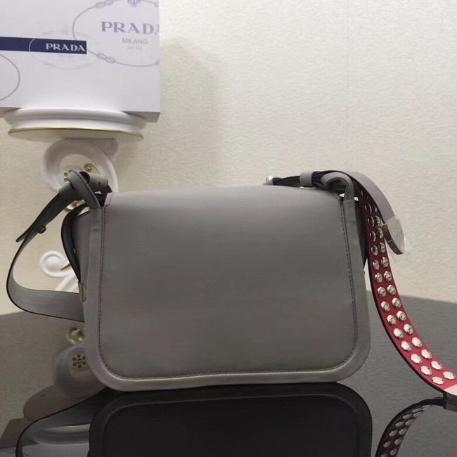 Prada Concept calf leather bag 1BD123 grey