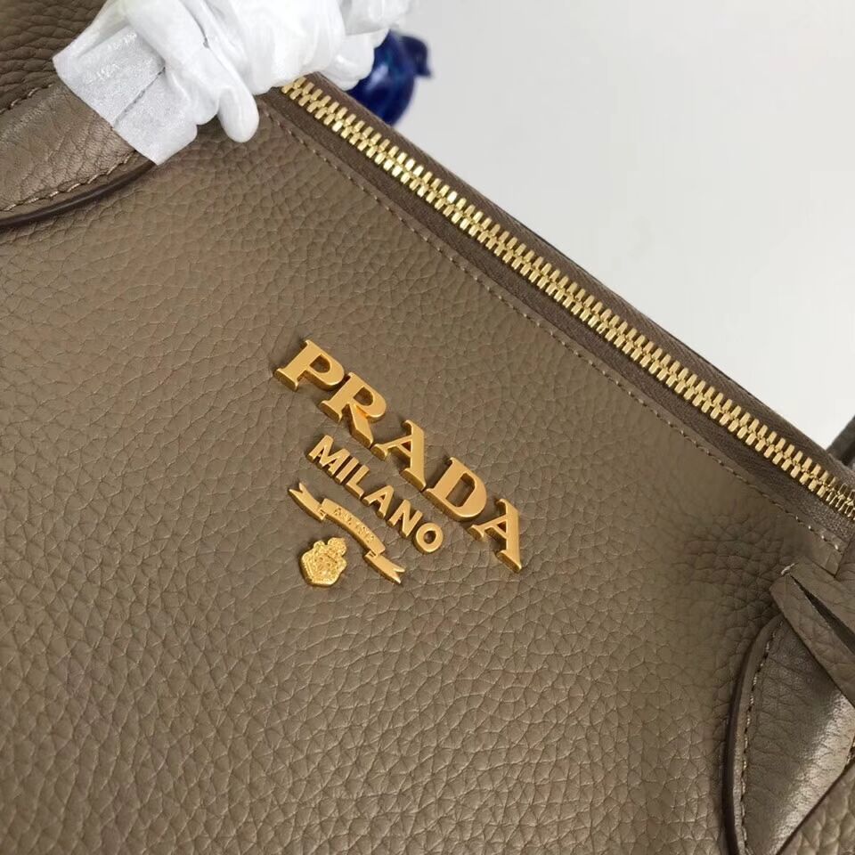 Prada Calf leather bag 1BA157 Brown