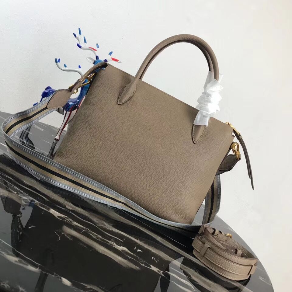 Prada Calf leather bag 1BA157 Brown