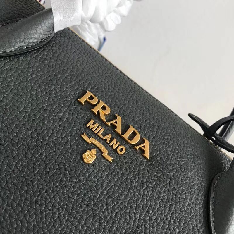 Prada Calf leather bag 1BA157 grey