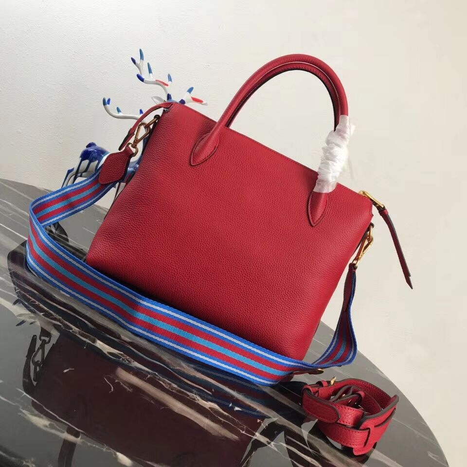 Prada Calf leather bag 1BA157 red