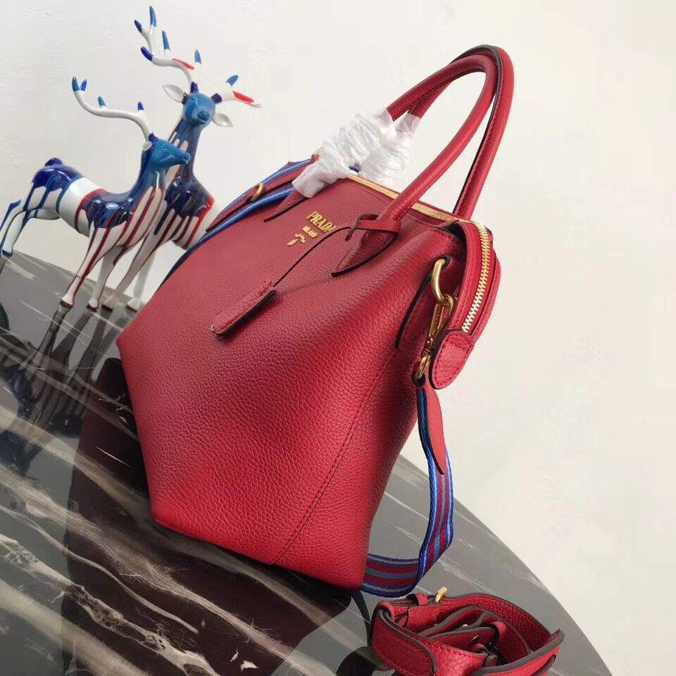 Prada Calf leather bag 1BA157 red