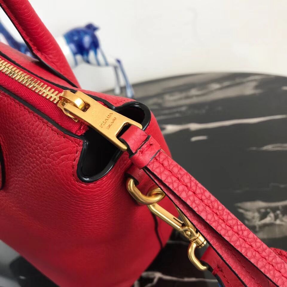 Prada Calf leather bag 1BA157 red