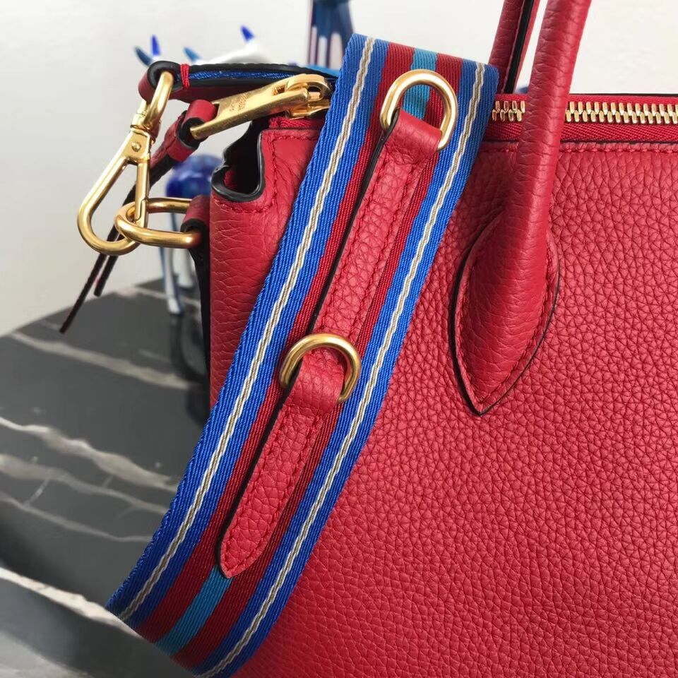 Prada Calf leather bag 1BA157 red