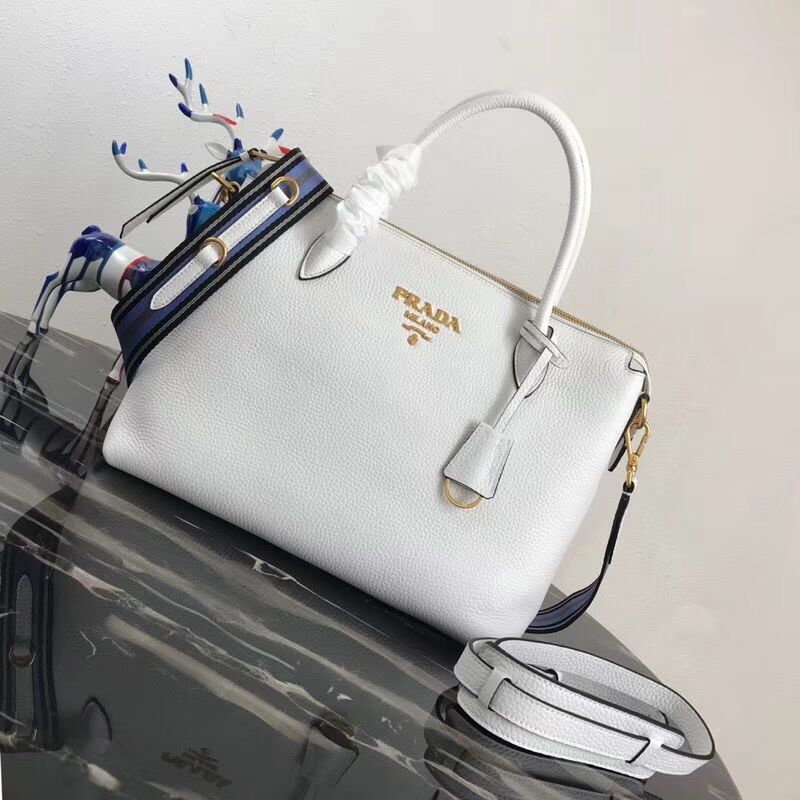 Prada Calf leather bag 1BA157 white