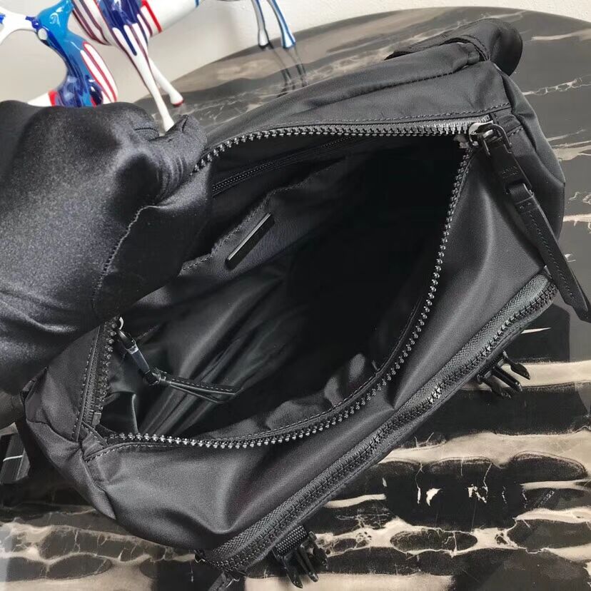 Prada Nylon shoulder bag 1BL015 black
