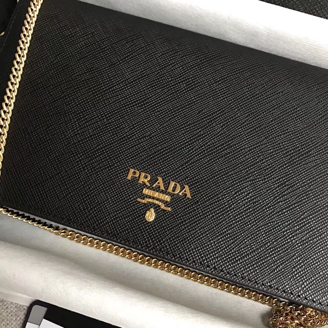 Prada Saffiano Leather Mini Bag 1HZ029 black