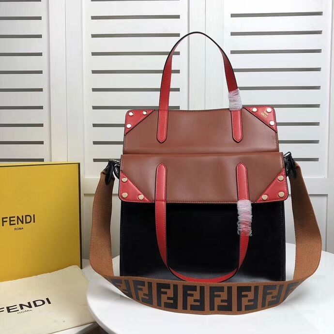 FENDI FLIP REGULAR F8036 black & brown