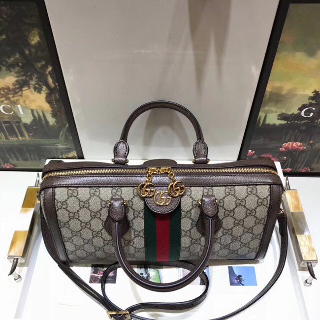 Gucci GG canvas ophidia top quality tote bag 524532 brown