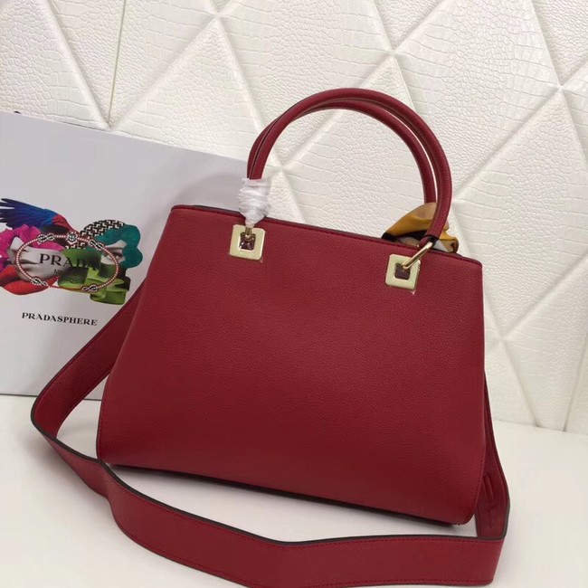 Prada Calf leather bag 2024 red