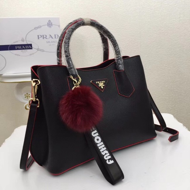 Prada Calf leather bag 56922 black