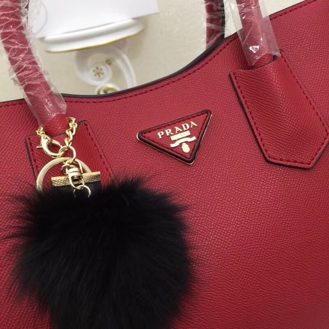 Prada Calf leather bag 56922 red