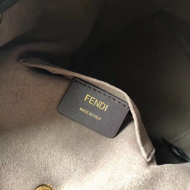Fendi MON TRESOR Multicolor fabric bag 8BT298 black