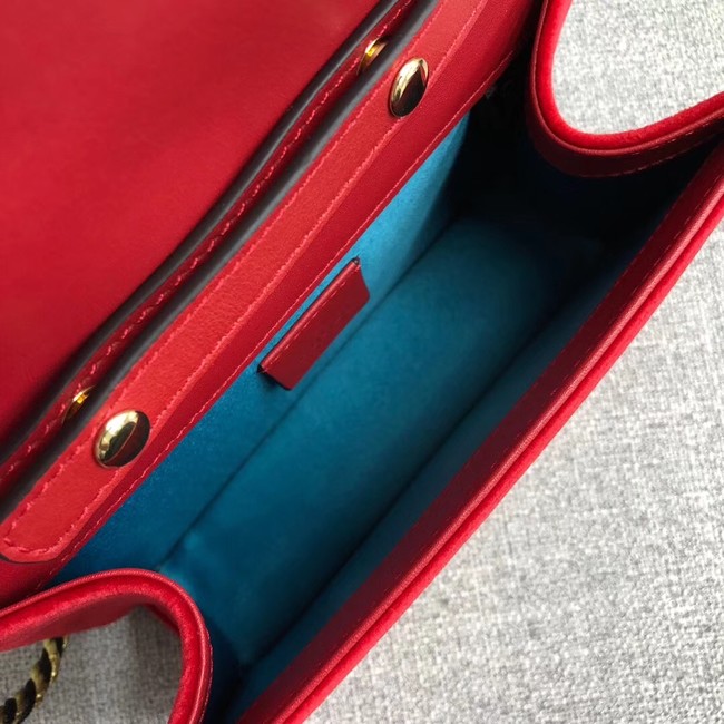Gucci Shoulder bag with Square G 544242 red
