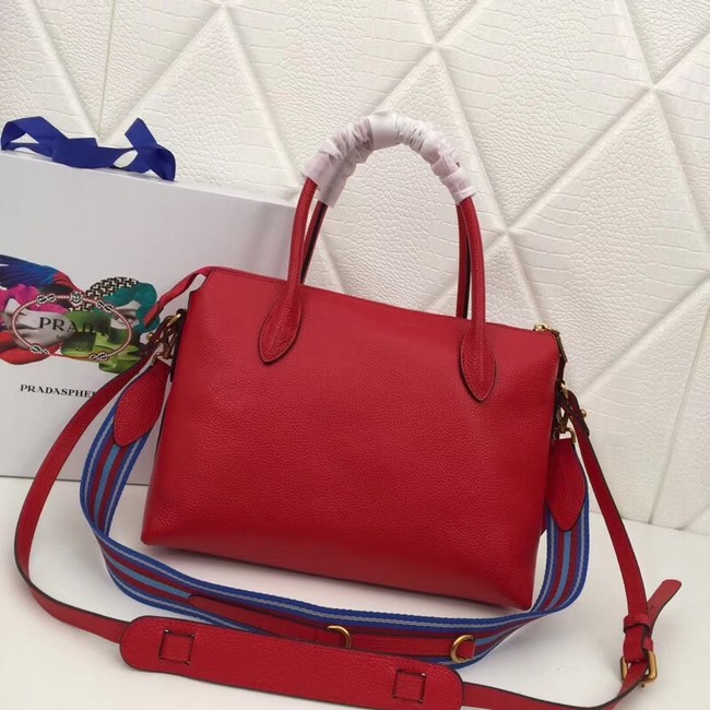 Prada Calf leather bag 1BA157 red