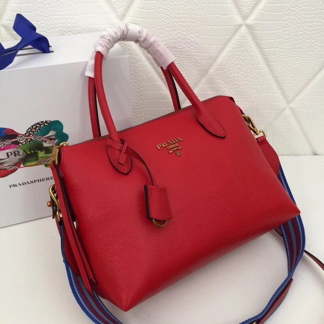 Prada Calf leather bag 1BA157 red