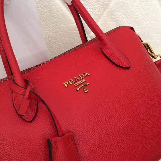 Prada Calf leather bag 1BA157 red