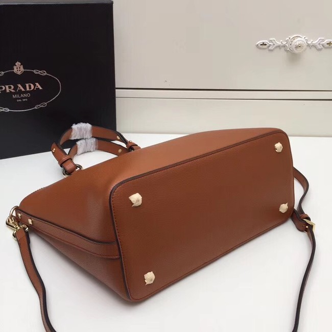 Prada Calf leather bag 2209 brown