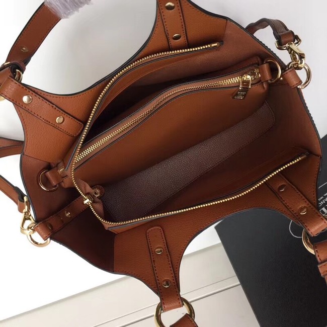 Prada Calf leather bag 2209 brown